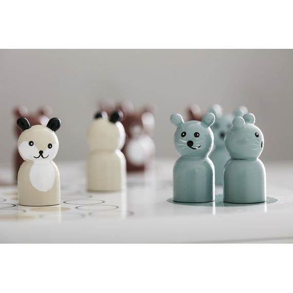 Kids Concept Edvin dřevěná desková hra Člověče nezlob se, Kolor: Edvin, 5 zdjęcie