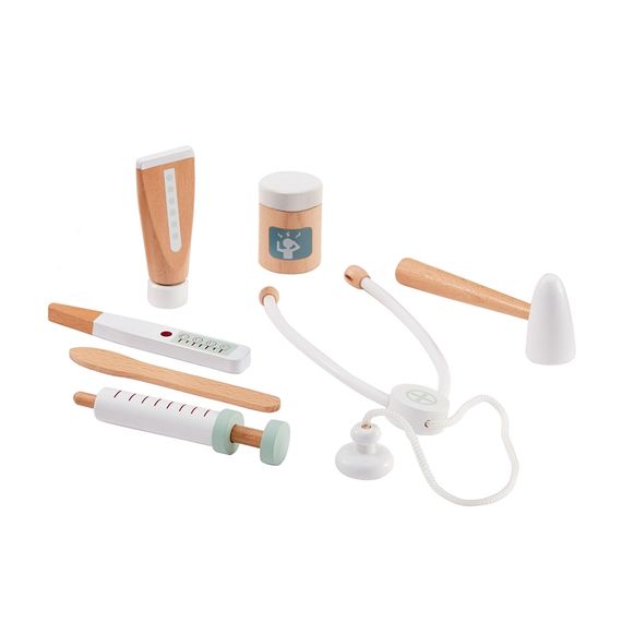Kids Concept dřevěný lékařský set Natural, Kolor: Natural, 4 zdjęcie