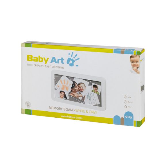 Baby Art Memory Board, Kolor: Taupe and Azure-Sun, 3 zdjęcie