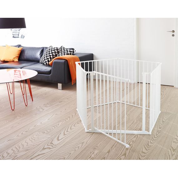 Baby Dan ochranná zástěna ke krbu Flex XXL Bílá, 2 zdjęcie