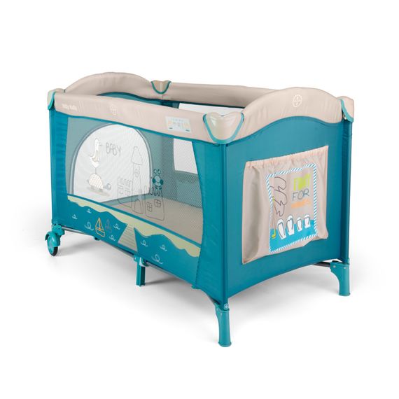 Milly Mally Mirage 2015 cestovná postieľka Blue Bird, Rodzaj: Regular, Kolor: Blue Bird