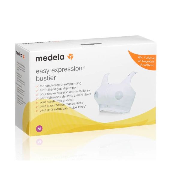 Medela gorset Easy Expression, Kolor: Biały, Rozmiar: L, image , 3 image