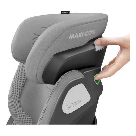 Maxi-Cosi Kore Pro i-Size – autosedačka pro větší děti (100–150 cm | 15–36 kg | 4–12 let), Kolor: Authentic Grey, 5 zdjęcie
