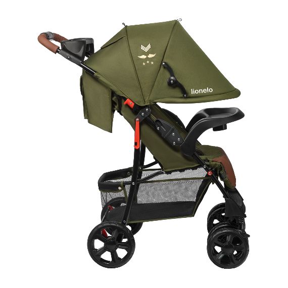 Lionelo Emma Plus - Pushchair with Organiser (6 months - 15 kg), Kolor: Forest Green, image , 10 image