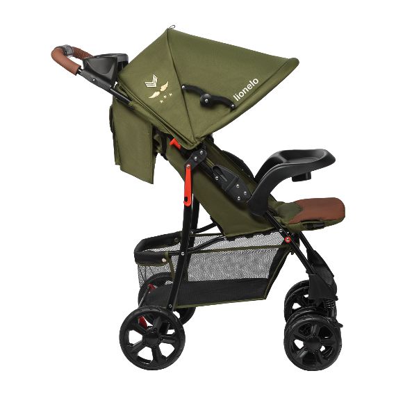 Lionelo Emma Plus - Pushchair with Organiser (6 months - 15 kg), Kolor: Forest Green, image , 11 image
