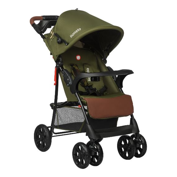 Lionelo Emma Plus - Pushchair with Organiser (6 months - 15 kg), Kolor: Forest Green, image 