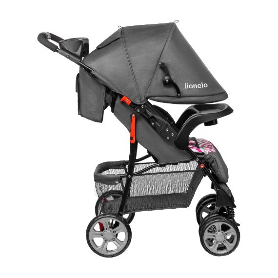 Lionelo Emma Plus - Pushchair with Organiser (6 months - 15 kg), Kolor: Pink Scandi, image , 11 image