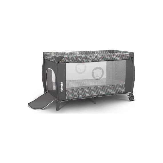 Lionelo Sven Plus – cestovní postýlka Grey Scandi, Kolor: Grey Scandi, 8 zdjęcie