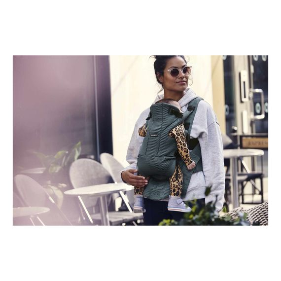 BabyBjorn Move nosítko 3D Mesh Sage Green, Kolor: Sage green, 7 zdjęcie