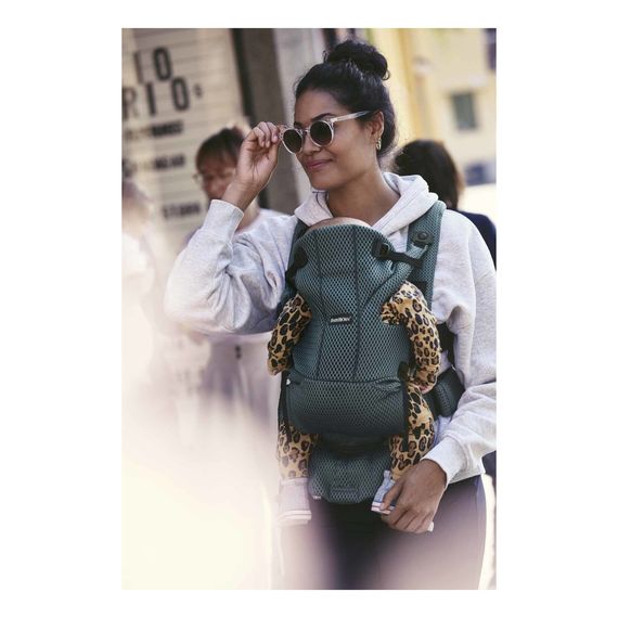 BabyBjorn Move nosítko 3D Mesh Sage Green, Kolor: Sage green, 9 zdjęcie