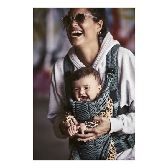 BabyBjorn Move nosítko 3D Mesh Sage Green, Kolor: Sage green, 10 zdjęcie