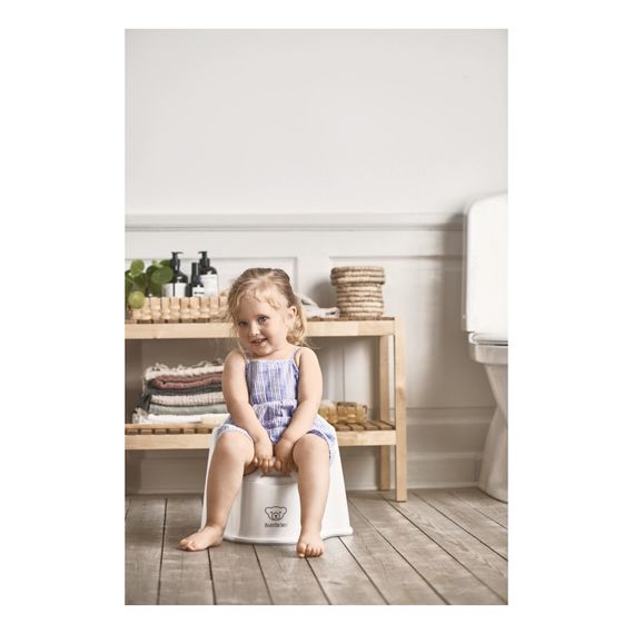 BabyBjörn nočník křesílko White/Grey, Kolor: White/Grey, 7 zdjęcie