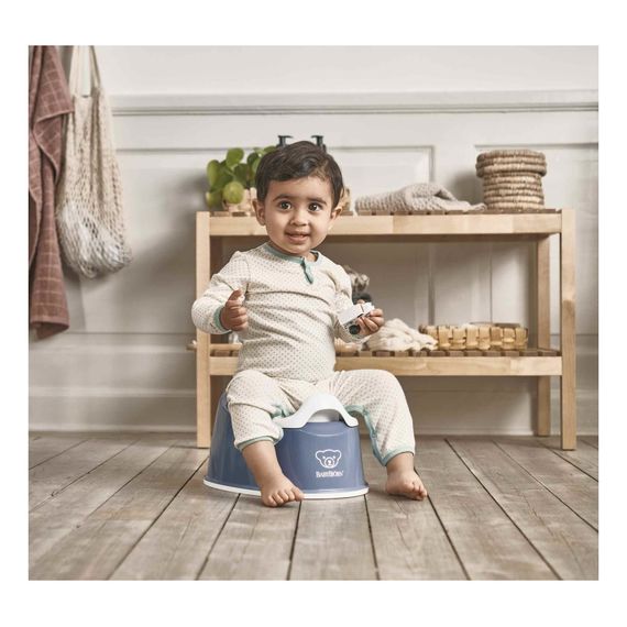 BabyBjörn nočník Smart Deep Blue/White, Kolor: Deep blue/White, 6 zdjęcie