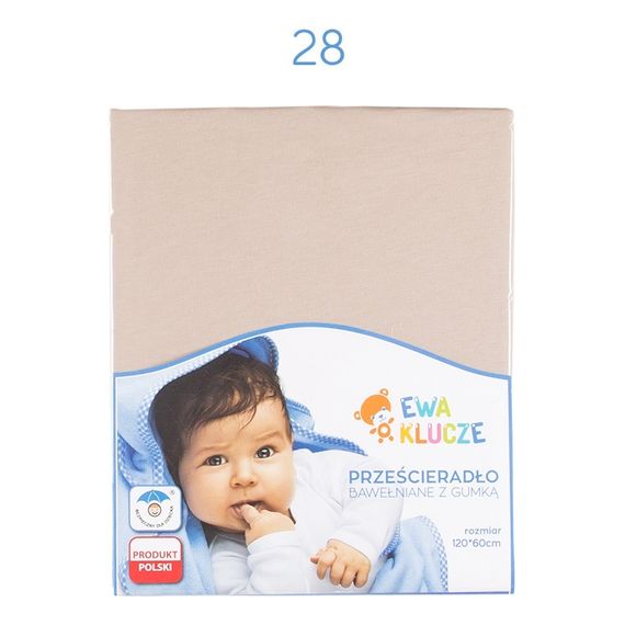 Eevi Prześcieradło Beżowy 120X60