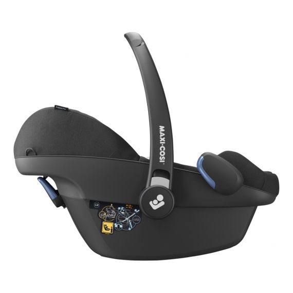 Maxi-Cosi Pebble Pro i-Size s bází FamilyFix3 – autosedačka pro miminka (45–75 cm | 0–13 kg | 0–12 měsíců), Baza: FamilyFix3, Kolor: Essential Black, 7 zdjęcie