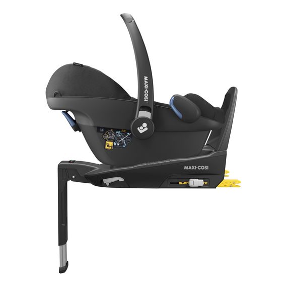Maxi-Cosi Pebble Pro i-Size s bází FamilyFix3 – autosedačka pro miminka (45–75 cm | 0–13 kg | 0–12 měsíců), Baza: FamilyFix3, Kolor: Essential Black