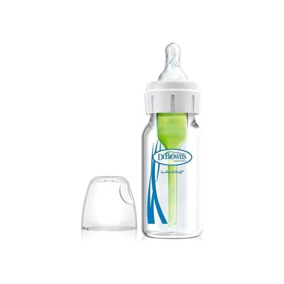 Dr Browns butelka do karmienia niemowląt Standard szklana 120 ml Options Plus
