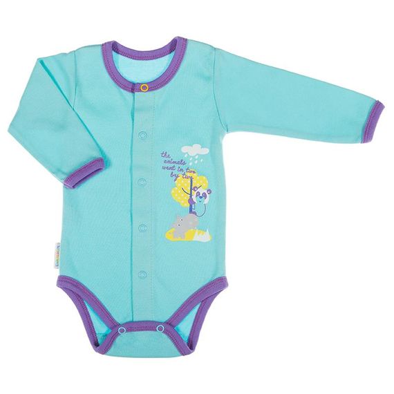 Eevi body rozpinane dł.rękaw Play, Rozmiar: 104, 2 zdjęcie