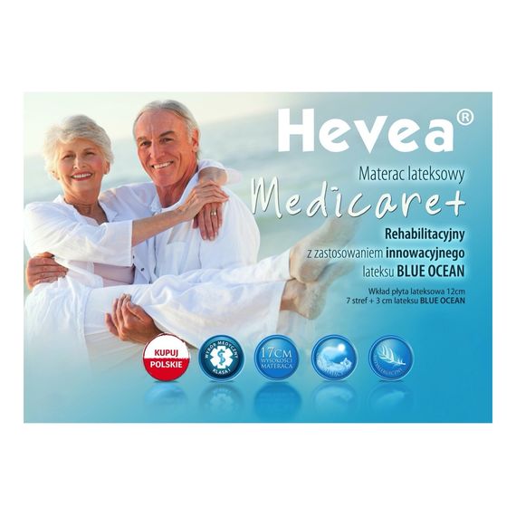 Hevea latexová matrace Family Medicare+ 200x90, Rozmiar: 200x90, Pokrowiec: Aegis Natural Care, 4 zdjęcie