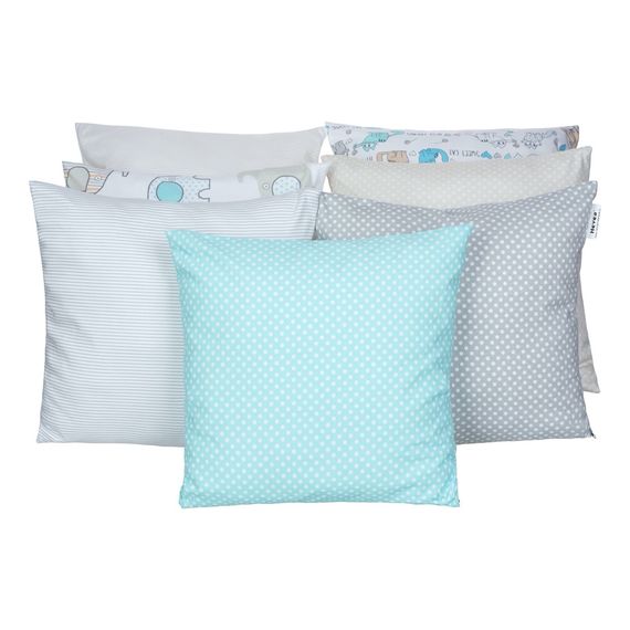 Hevea Milusie Decorative Cushion 60x40 cm, Kolor: Kropeczki Szare, image , 5 image