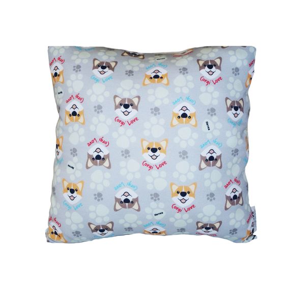 Hevea dekorativní polštář Milusie 45x45 Corgi, Kolor: szare