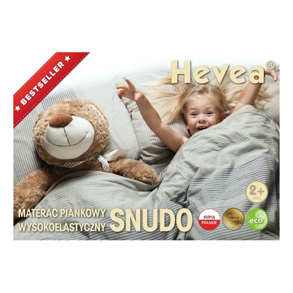 Hevea hochelastische Matratze SnuDo 200x90, Rozmiar: 200x90, Pokrowiec: Aegis Natural Care, 5 zdjęcie