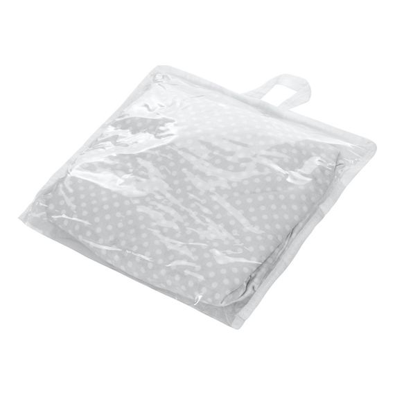 Hevea Milusie Fitted Sheet 140x70 Grey Dots, Rozmiar: 140x70, Kolor: Kropeczki Szare, image 