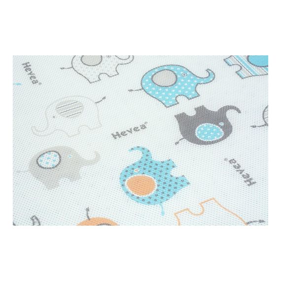Hevea pěnová matrace Happy Baby 120x60, Rozmiar: 120x60, Pokrowiec: Happy 3D, 2 zdjęcie
