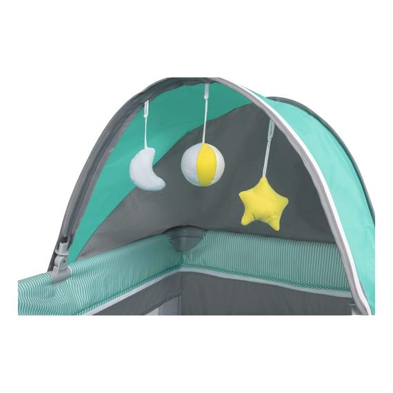 Lionelo Sven Plus cestovní postýlka Turquoise Grey, Kolor: Turquoise - Grey, 9 zdjęcie