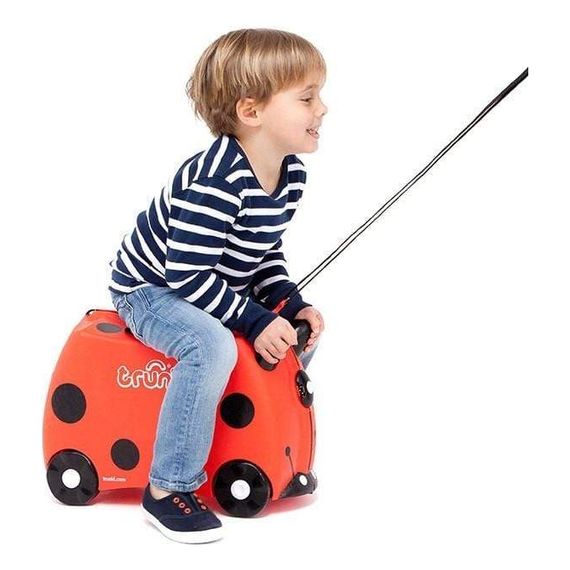 Trunki pojízdný kufřík Harley Beruška, Kolor: Harley Biedronka, 11 zdjęcie