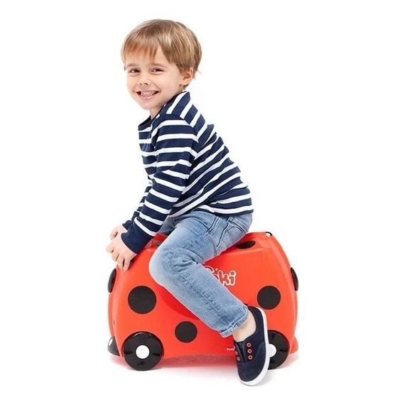 Trunki pojízdný kufřík Harley Beruška, Kolor: Harley Biedronka, 12 zdjęcie