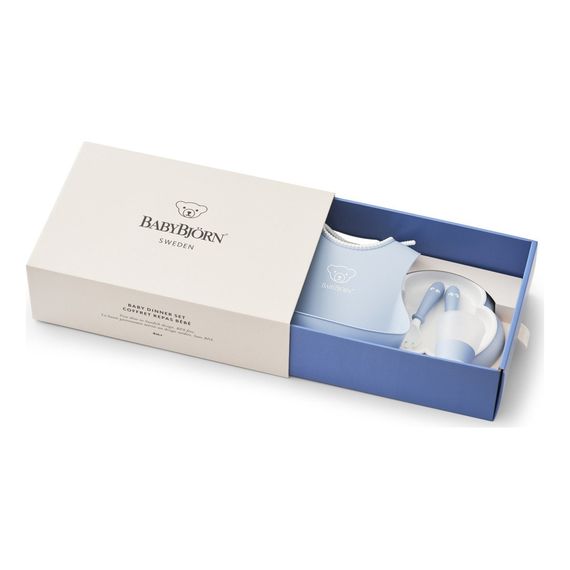 BabyBjorn jídelní sada Powder Blue, Kolor: Powder Blue, 4 zdjęcie