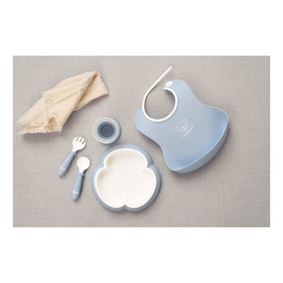 BabyBjorn jídelní sada Powder Blue, Kolor: Powder Blue, 2 zdjęcie