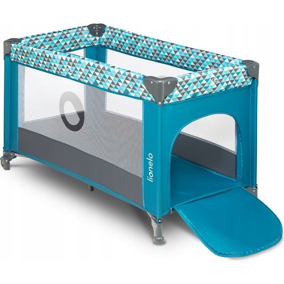Lionelo Stefi cestovní postýlka Green Turquoise, Kolor: Green Turquoise, 6 zdjęcie