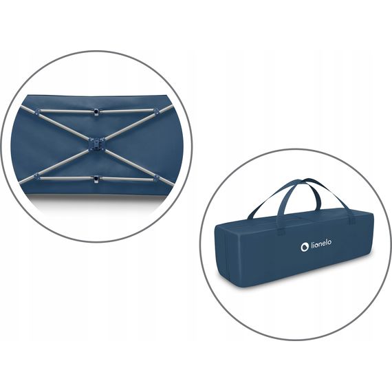 Lionelo Stefi cestovní postýlka Blue Navy, Kolor: Blue Navy, 11 zdjęcie