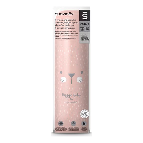 Suavinex termos Hygge 500 ml różowy, Pojemność: 500 ml, Kolor: Różowy, 4 zdjęcie