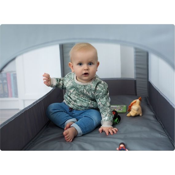 Lionelo Stefi cestovní postýlka Concrete Multicolor, Kolor: Concrete Multicolor, 11 zdjęcie