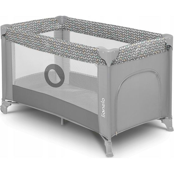 Lionelo Stefi cestovní postýlka Concrete Multicolor, Kolor: Concrete Multicolor, 13 zdjęcie