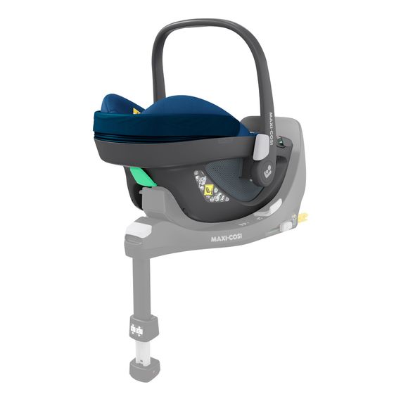 Maxi-Cosi Pebble 360° se základnou Familyfix 360° - otočná autosedačka pro miminka (45 - 83 cm | 0 - 13 kg | 0 - 15 měsíců), Baza: Familyfix 360°, Kolor: Essential Blue, 22 zdjęcie
