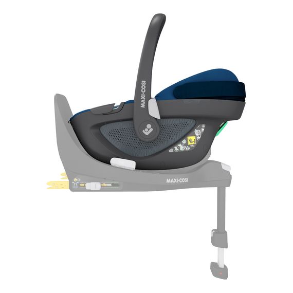 Maxi-Cosi Pebble 360° se základnou Familyfix 360° - otočná autosedačka pro miminka (45 - 83 cm | 0 - 13 kg | 0 - 15 měsíců), Baza: Familyfix 360°, Kolor: Essential Blue, 23 zdjęcie