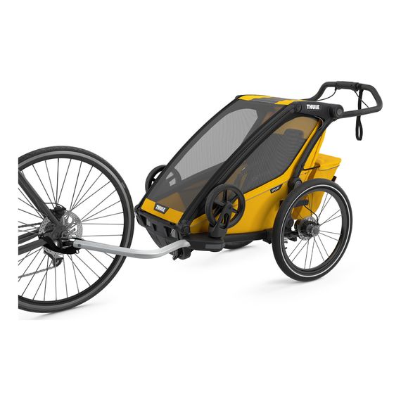 Thule Chariot Sport - wielofunkcyjna przyczepka, Rodzaj wózka: dla jednego dziecka, Kolor materiału: Spectra Yellow, 6 zdjęcie
