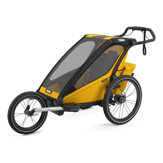 Thule Chariot Sport - wielofunkcyjna przyczepka, Rodzaj wózka: dla jednego dziecka, Kolor materiału: Spectra Yellow, 7 zdjęcie
