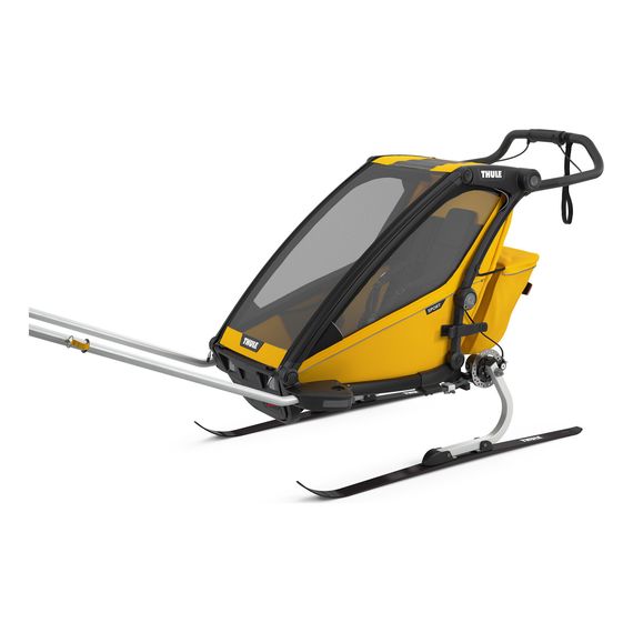 Thule Chariot Sport - wielofunkcyjna przyczepka, Rodzaj wózka: dla jednego dziecka, Kolor materiału: Spectra Yellow, 8 zdjęcie