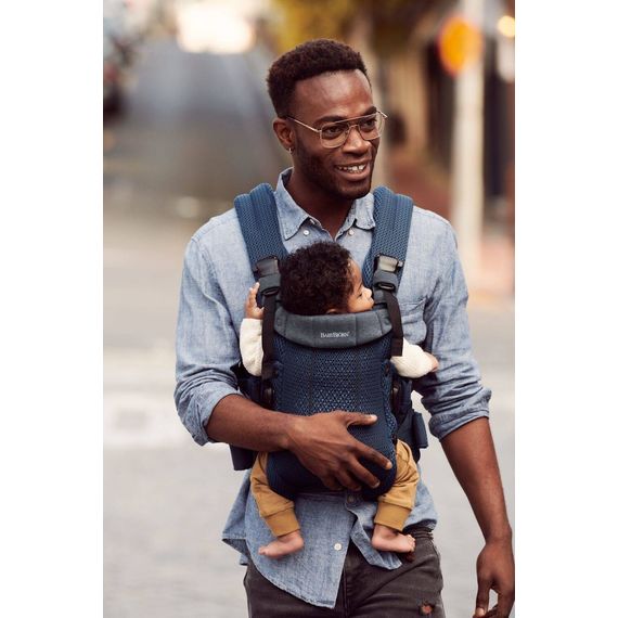 BabyBjorn Harmony nosítko 3D Mesh Navy Blue, Rodzaj: nosidełko, Kolor: Navy Blue, 23 zdjęcie