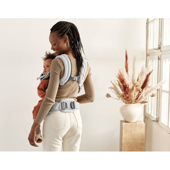 BabyBjorn Harmony nosítko 3D Mesh Silver, Rodzaj: nosidełko, Kolor: Silver, 11 zdjęcie