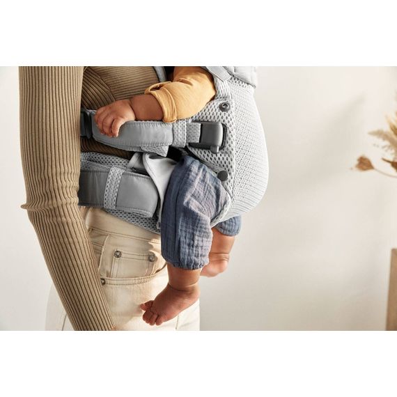 BabyBjorn Harmony nosítko 3D Mesh Silver, Rodzaj: nosidełko, Kolor: Silver, 14 zdjęcie
