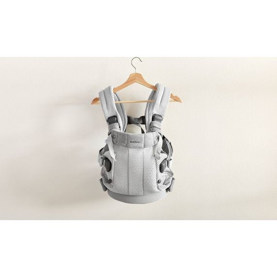 BabyBjorn Harmony nosítko 3D Mesh Silver, Rodzaj: nosidełko, Kolor: Silver, 15 zdjęcie