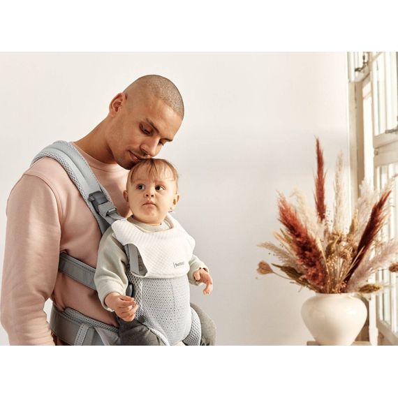 BabyBjorn Harmony nosítko 3D Mesh Silver, Rodzaj: nosidełko, Kolor: Silver, 16 zdjęcie