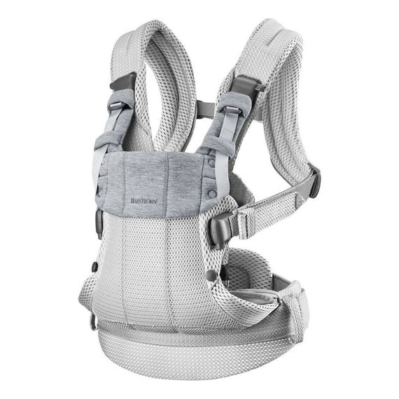 BabyBjorn Harmony nosítko 3D Mesh Silver, Rodzaj: nosidełko, Kolor: Silver, 17 zdjęcie