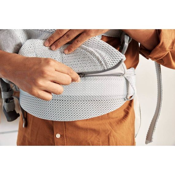BabyBjorn Harmony nosítko 3D Mesh Silver, Rodzaj: nosidełko, Kolor: Silver, 18 zdjęcie